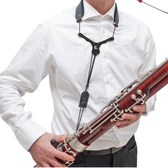 BG Bassoon Leather 'Zen' Neck Strap