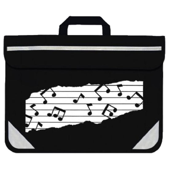 Mapac Music Bag Duo - Music Notes - Black