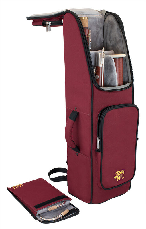 Tom & Will Bassoon Case *New* - Burgundy - Crook and Staple - 2
