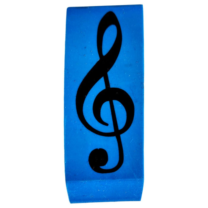 Rubber - Various Colours - Treble Clef Design