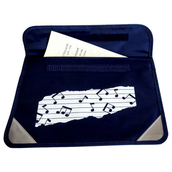 Mapac Music Bag Duo - Music Notes - Navy Blue