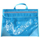 Musicwear: Wavy Stave Music Bag - Light Blue