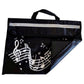 Musicwear: Wavy Stave Music Bag - Black