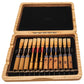 Natural Wood Oboe Reed Case (for 12 reeds with springs)