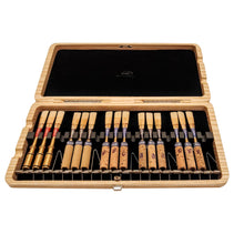 Natural Wood Oboe Reed Case (20 reeds with springs)