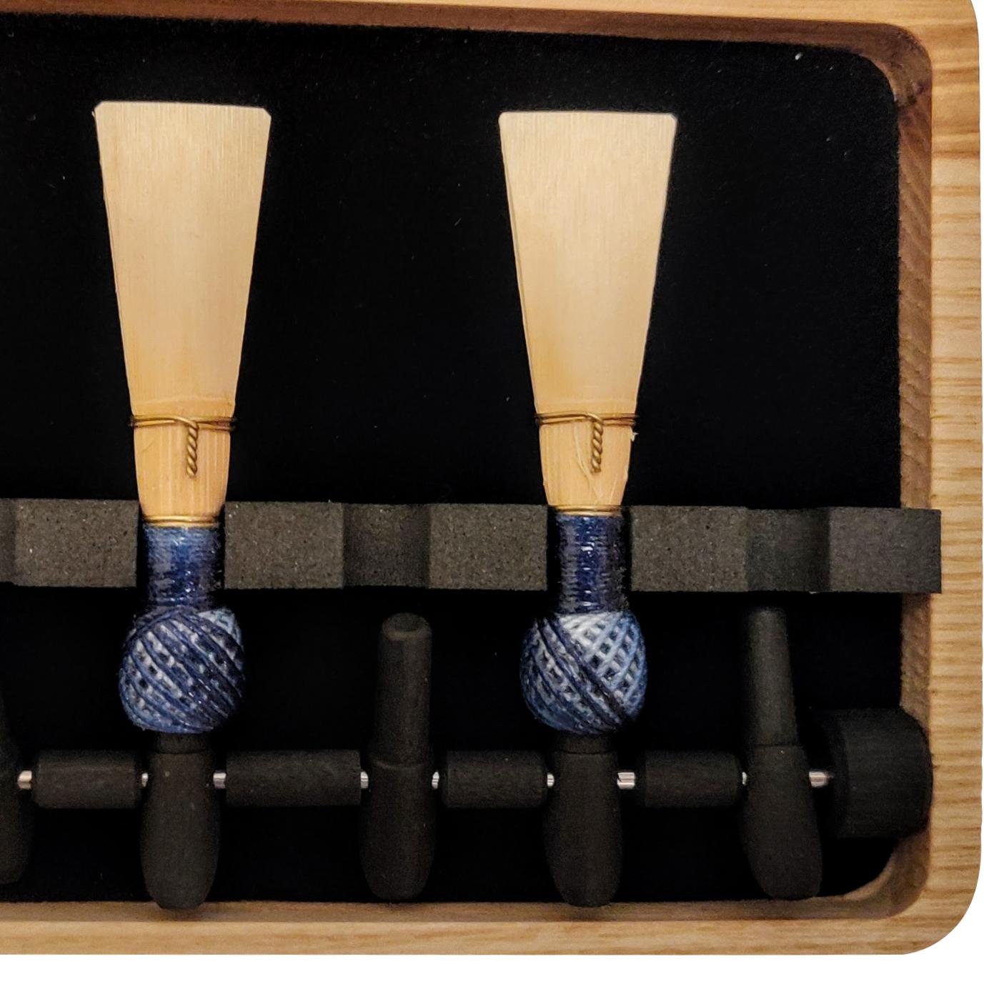 Natural Wood Bassoon and Contra Reed Case (6/3 reeds with pegs) — Crook ...