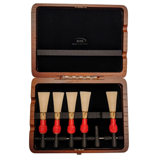 Wooden Bassoon Reed Case (with pegs for 6 reeds)