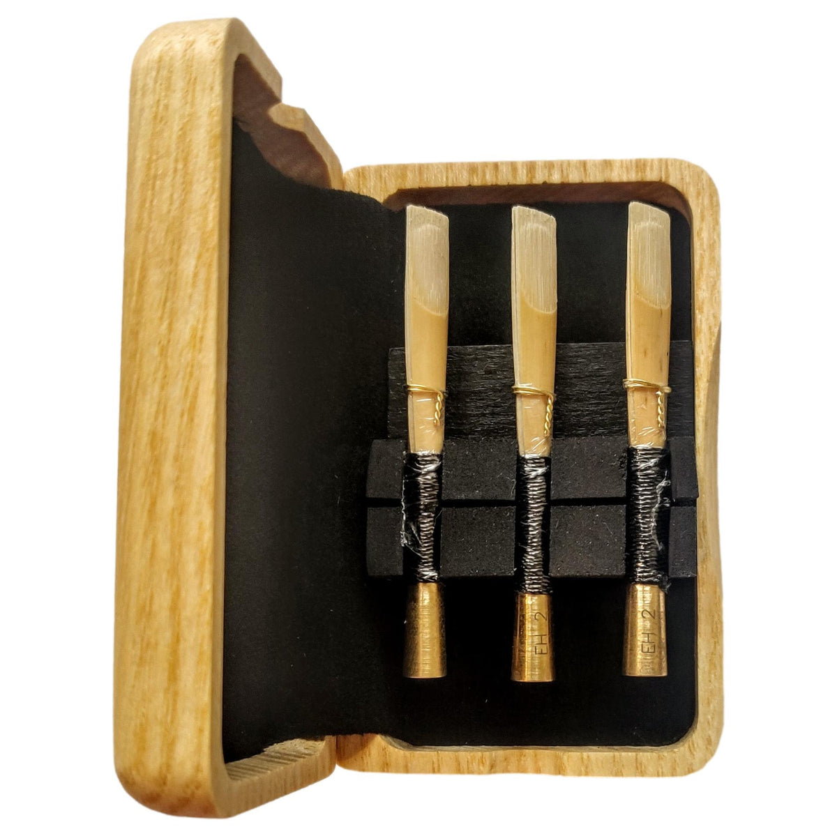 Natural Wood Cor Anglais / Oboe d'Amore Reed Case (3 reeds) — Crook and ...