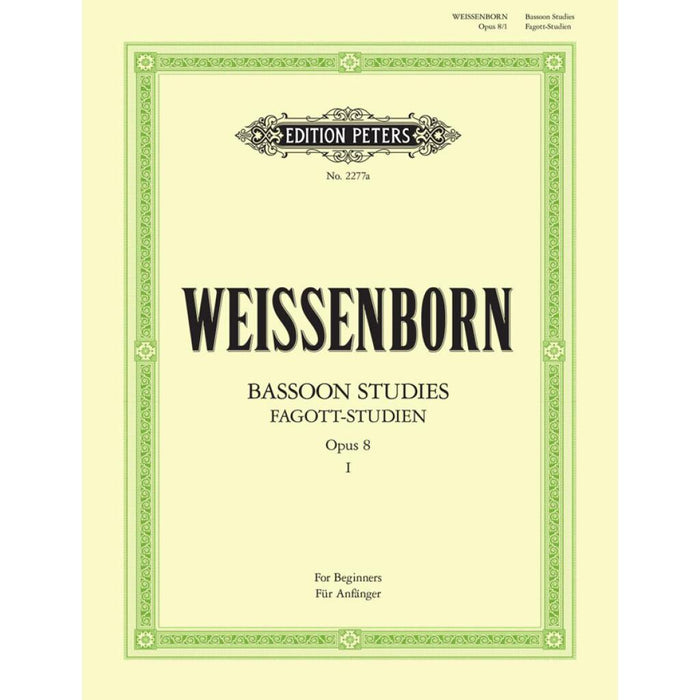 Weissenborn Bassoon Studies, Volume I