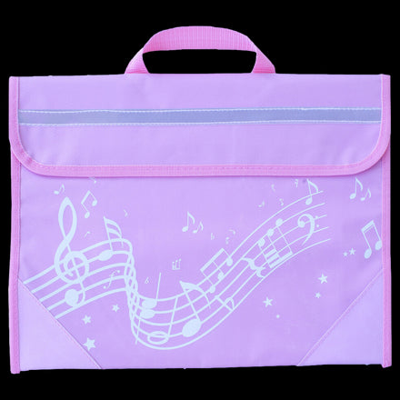 Musicwear: Wavy Stave Music Bag - Pink