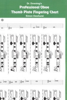 Oboe Fingering Chart (Thumbplate Fingering) - Crook and Staple