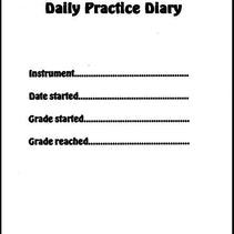 Oboists Practice Diary - Crook and Staple