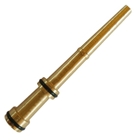 Chudnow Oboe Staple 'E' (Brass, 2 Rings, 47mm) - Crook and Staple