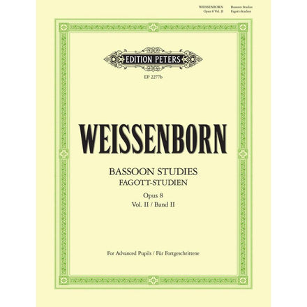 Weissenborn Bassoon Studies, Volume II